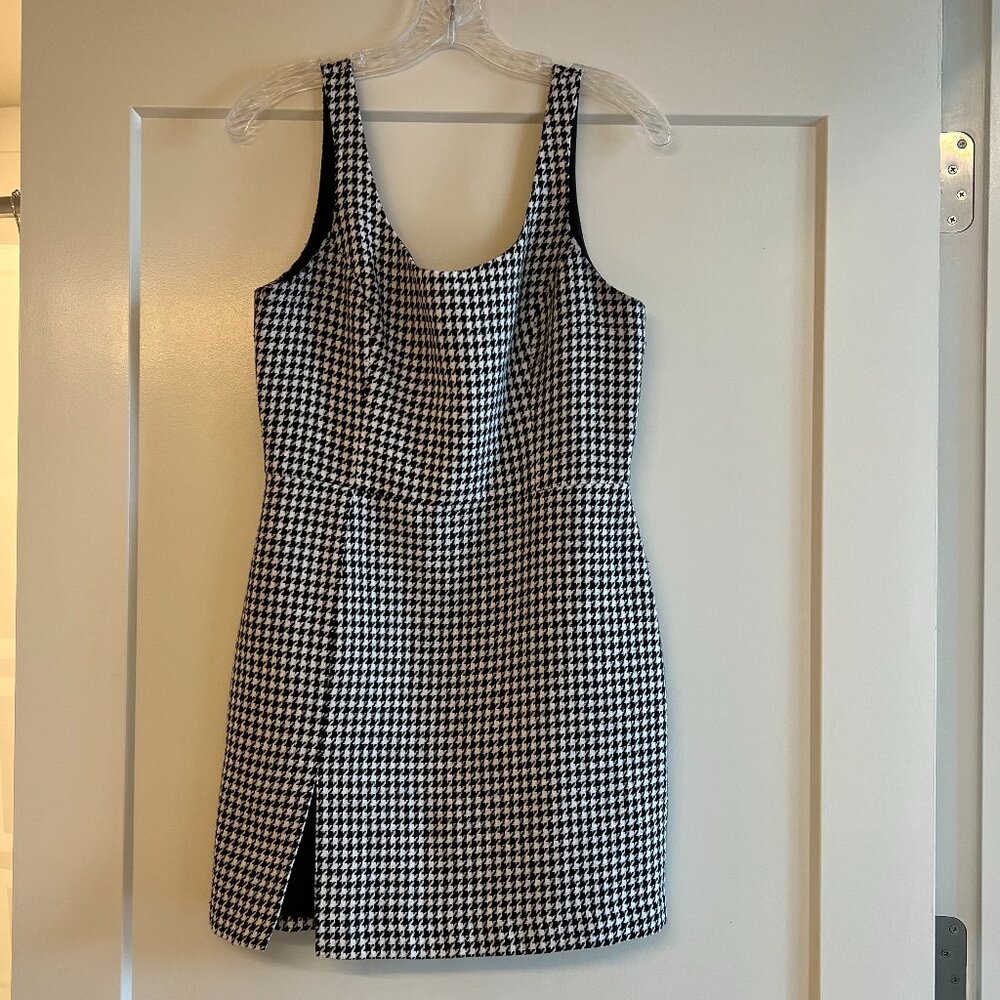 Amanda Uprichard, Size M, Houndstooth Mini Dress